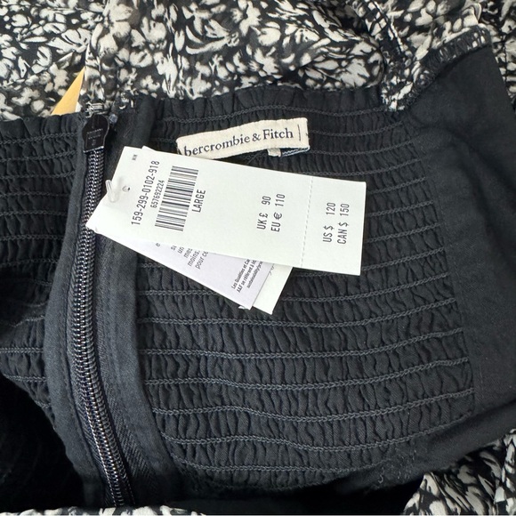 Abercrombie & Fitch Emerson Chiffon Long Sleeve MIDI Floral Square Neck Sundress - Picture 11 of 12